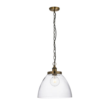 Hansen Grand 1 Pendant Light Antique Brass – Brass