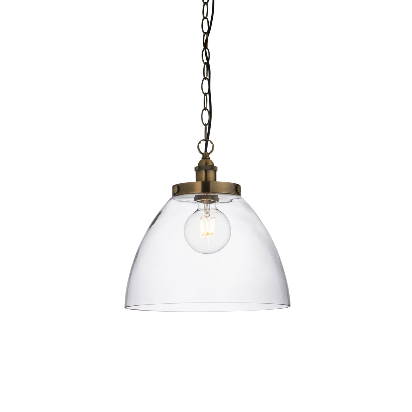 Hansen Grand 1 Pendant Light Antique Brass – Brass