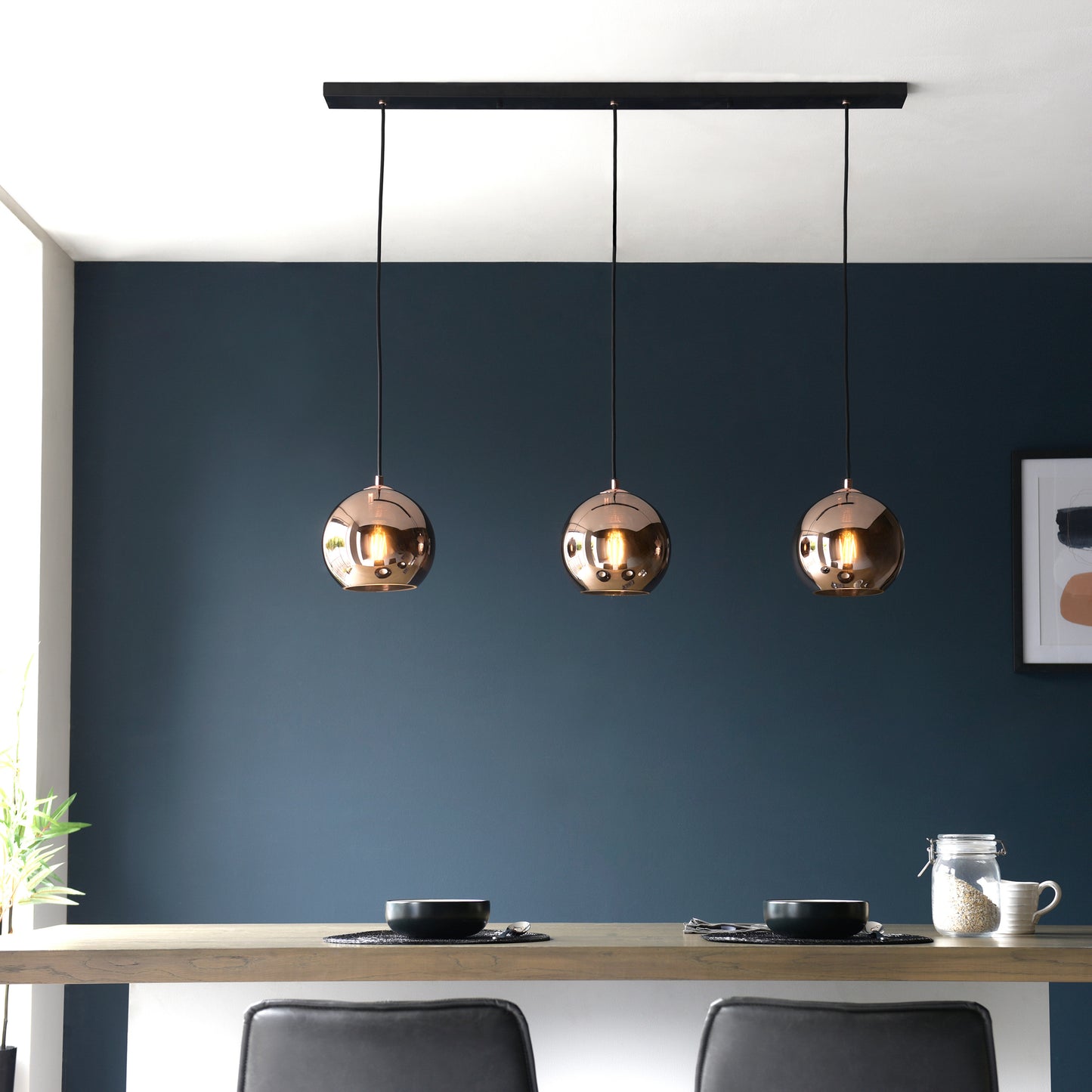 Boli 3 Pendant Light – Black