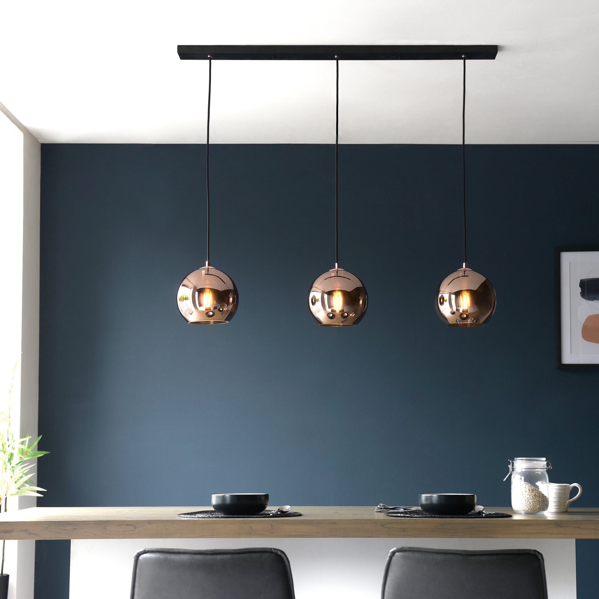 Boli 3 Pendant Light – Black