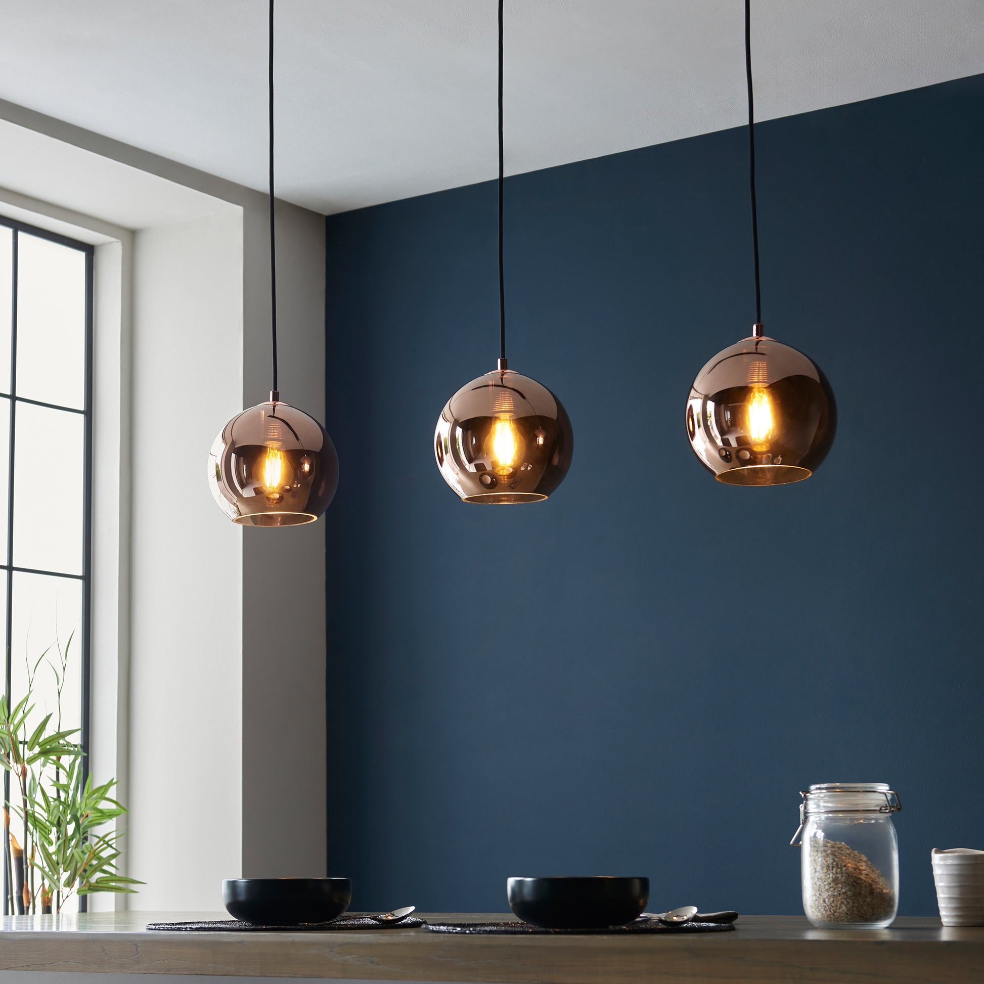 Boli 3 Pendant Light – Black