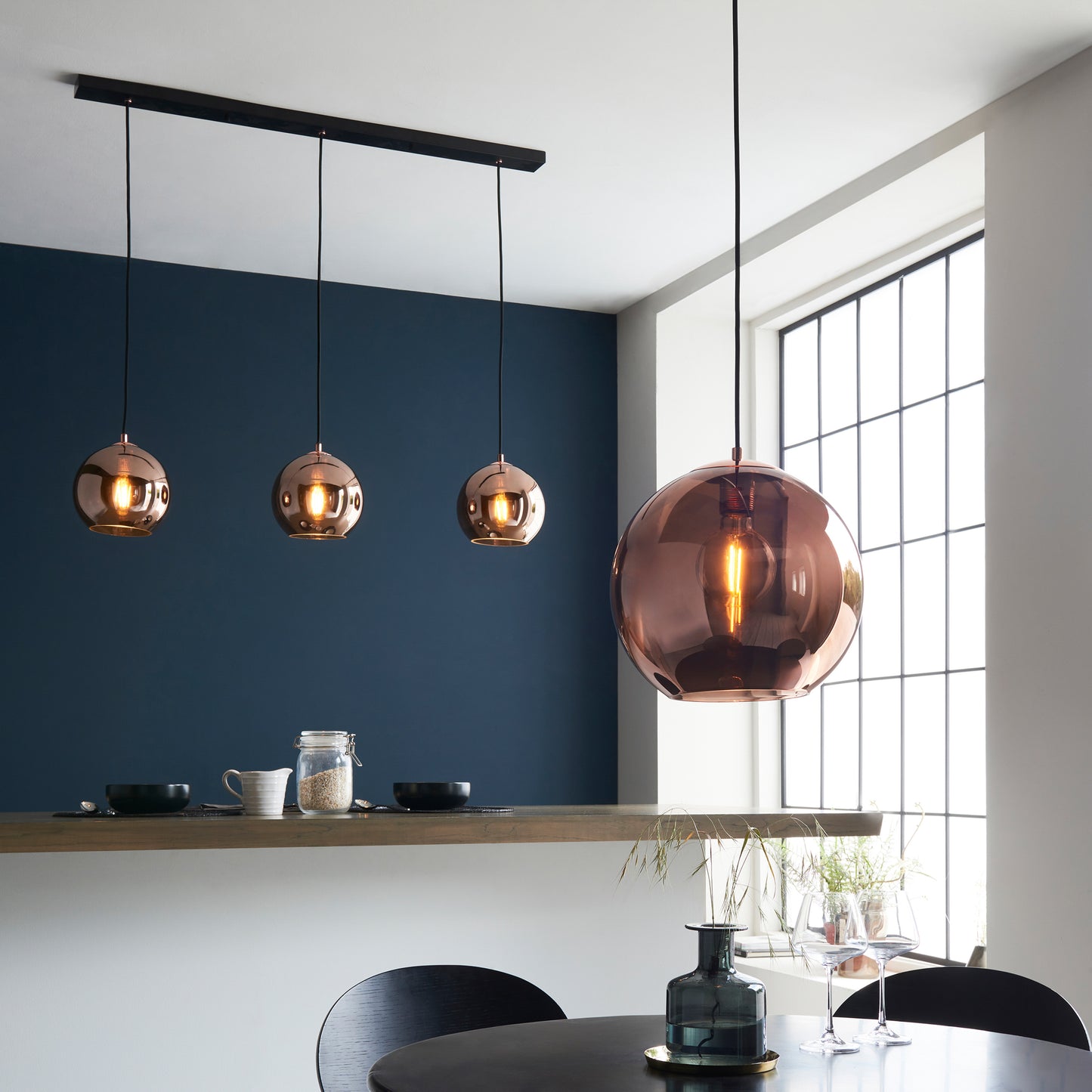 Boli 3 Pendant Light – Black