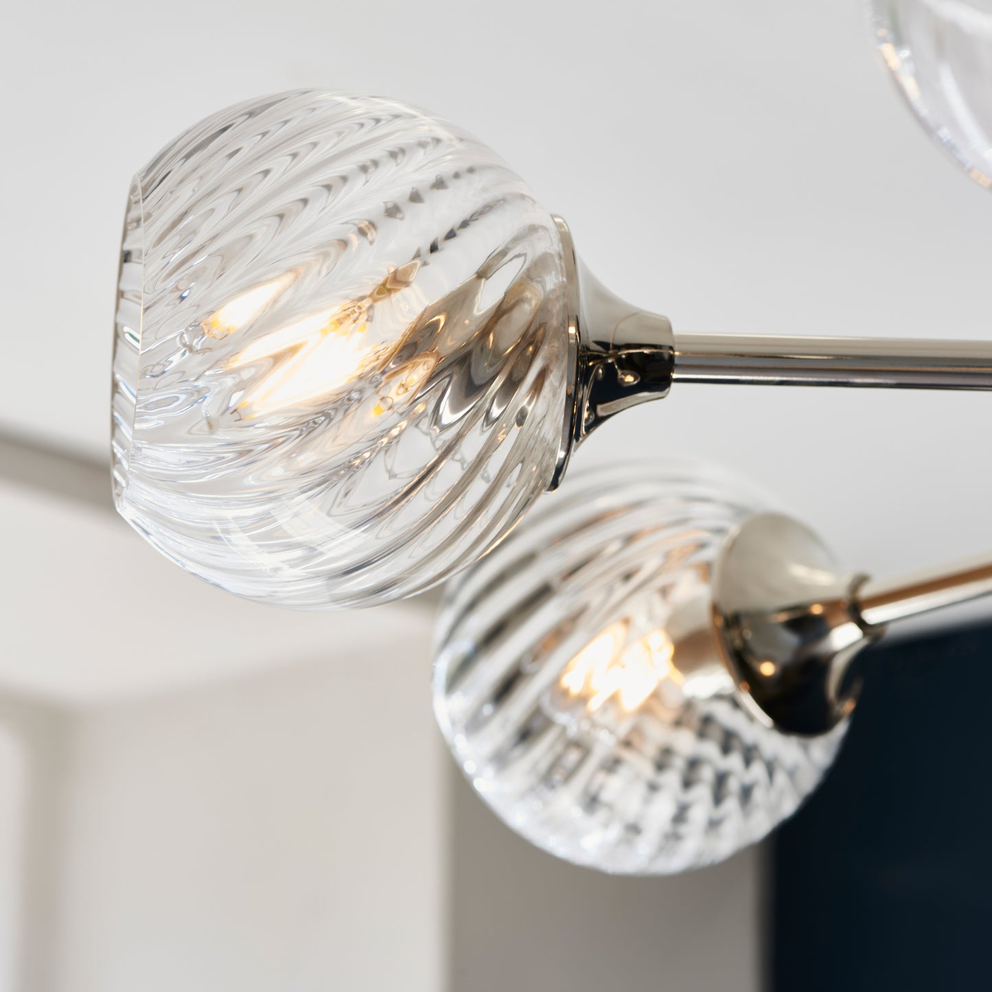 Allegra 8 Pendant Light Bright Nickel – Nickel