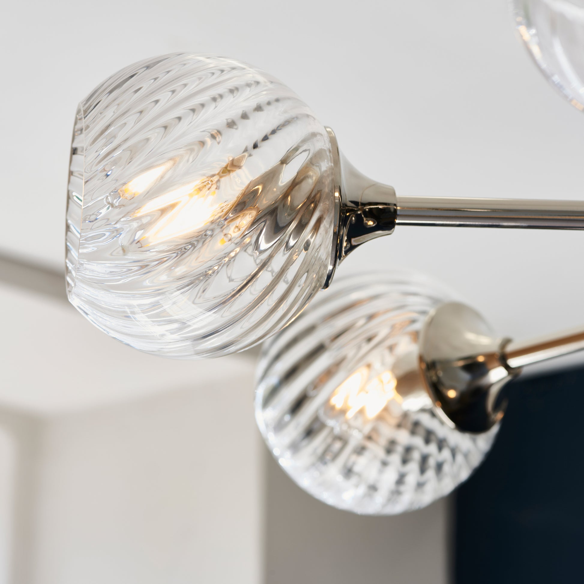 Allegra 8 Pendant Light Bright Nickel – Nickel