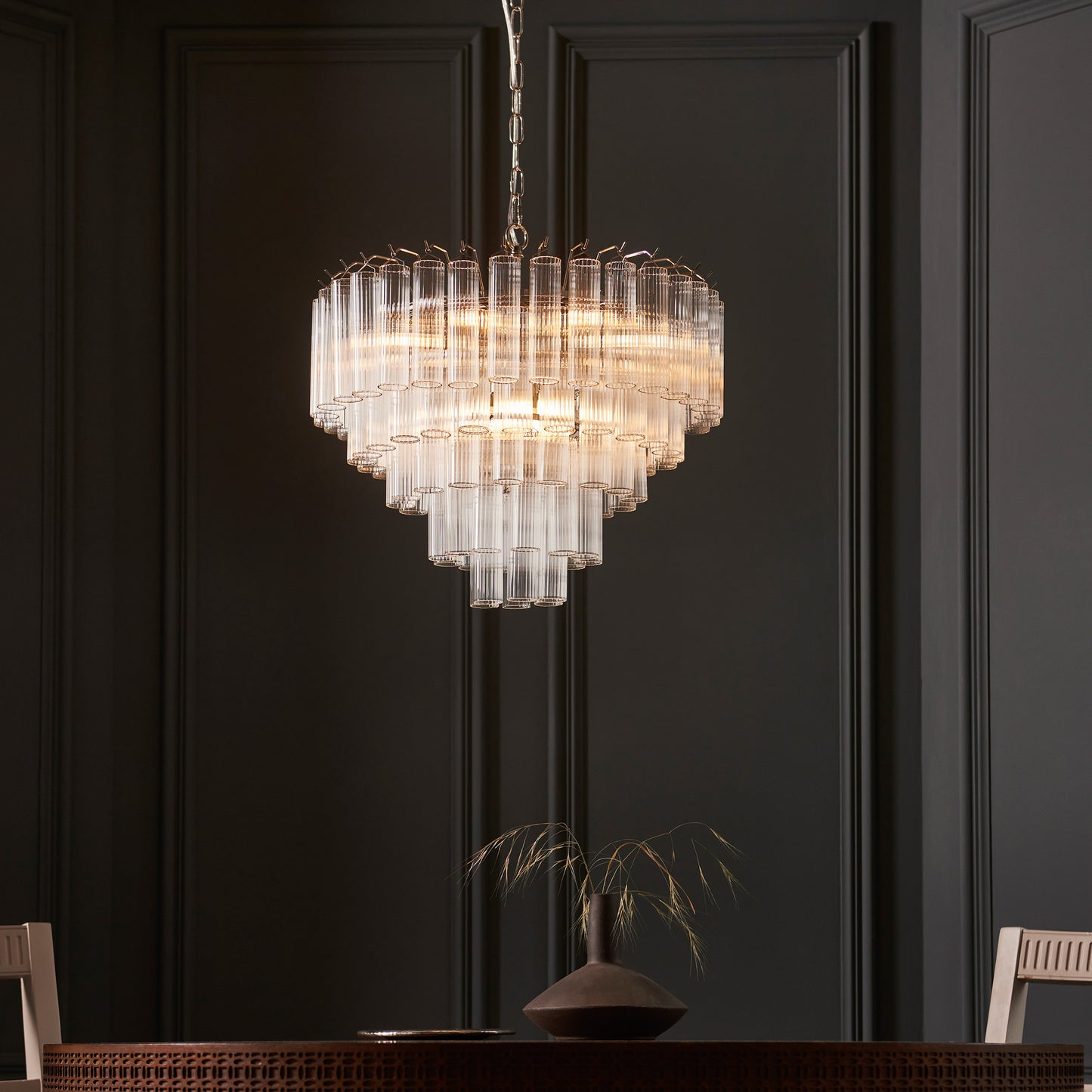 Toulouse 12 Pendant Light – Nickel
