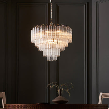 Toulouse 12 Pendant Light – Nickel