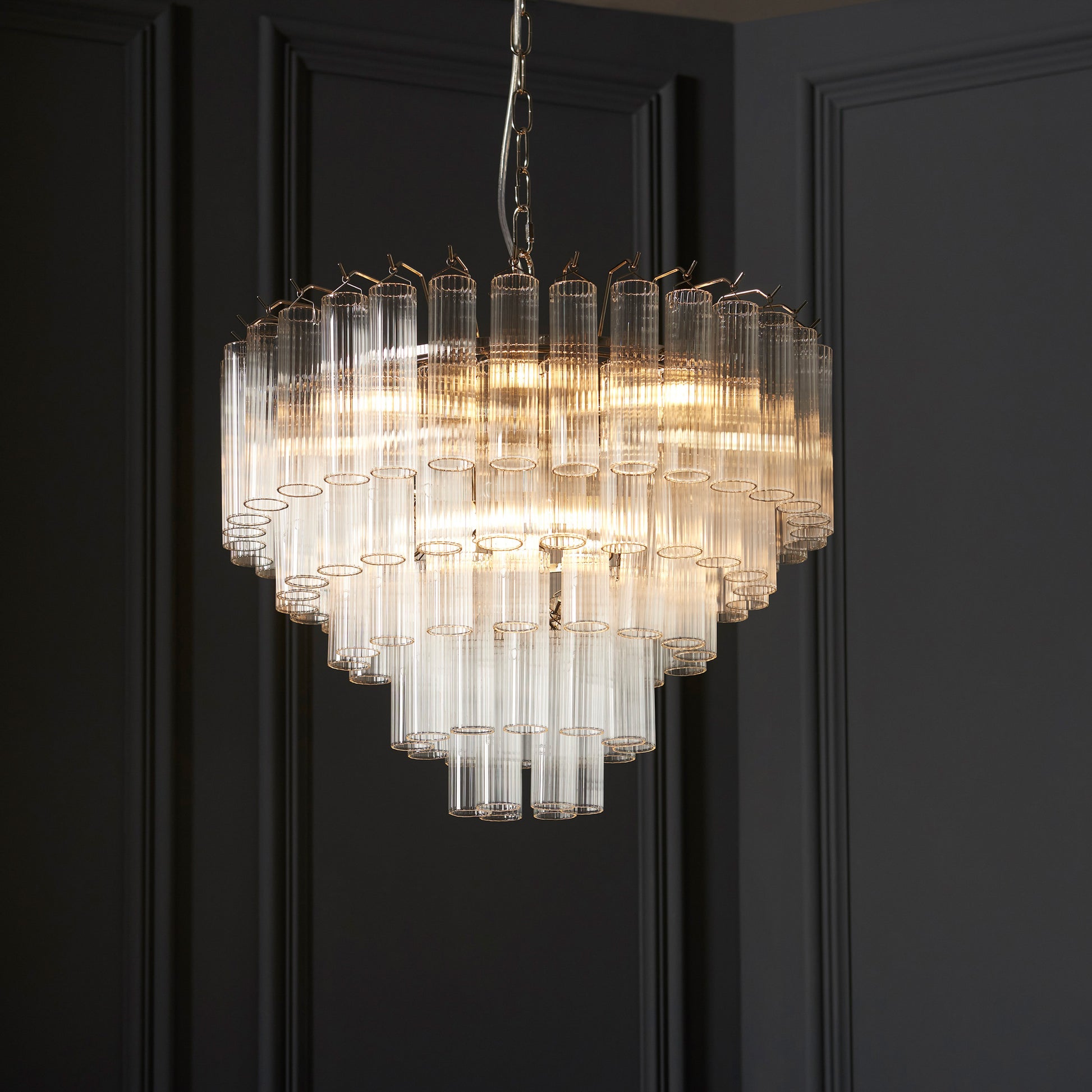 Toulouse 12 Pendant Light – Nickel