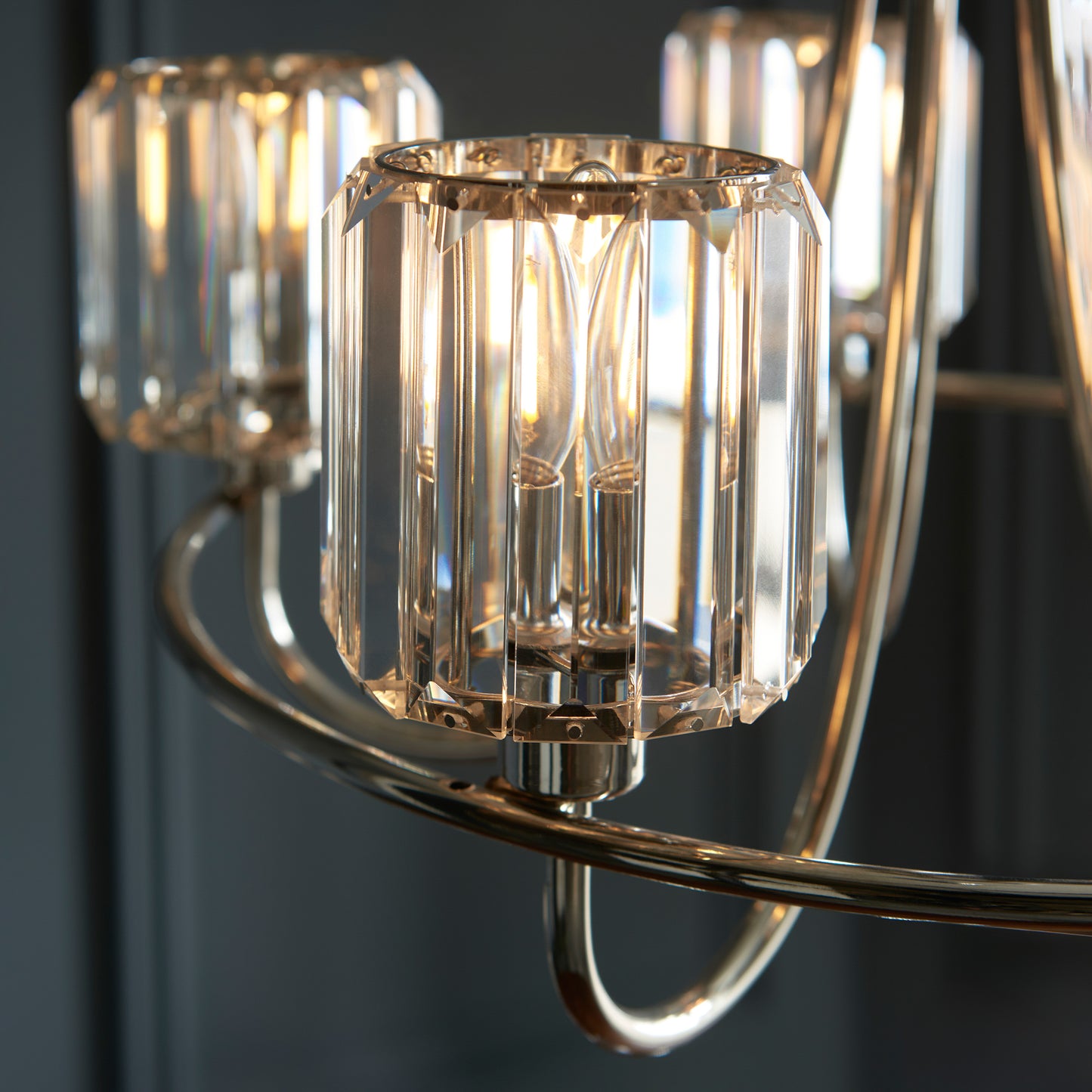 Berenice 5 Pendant Light – Nickel