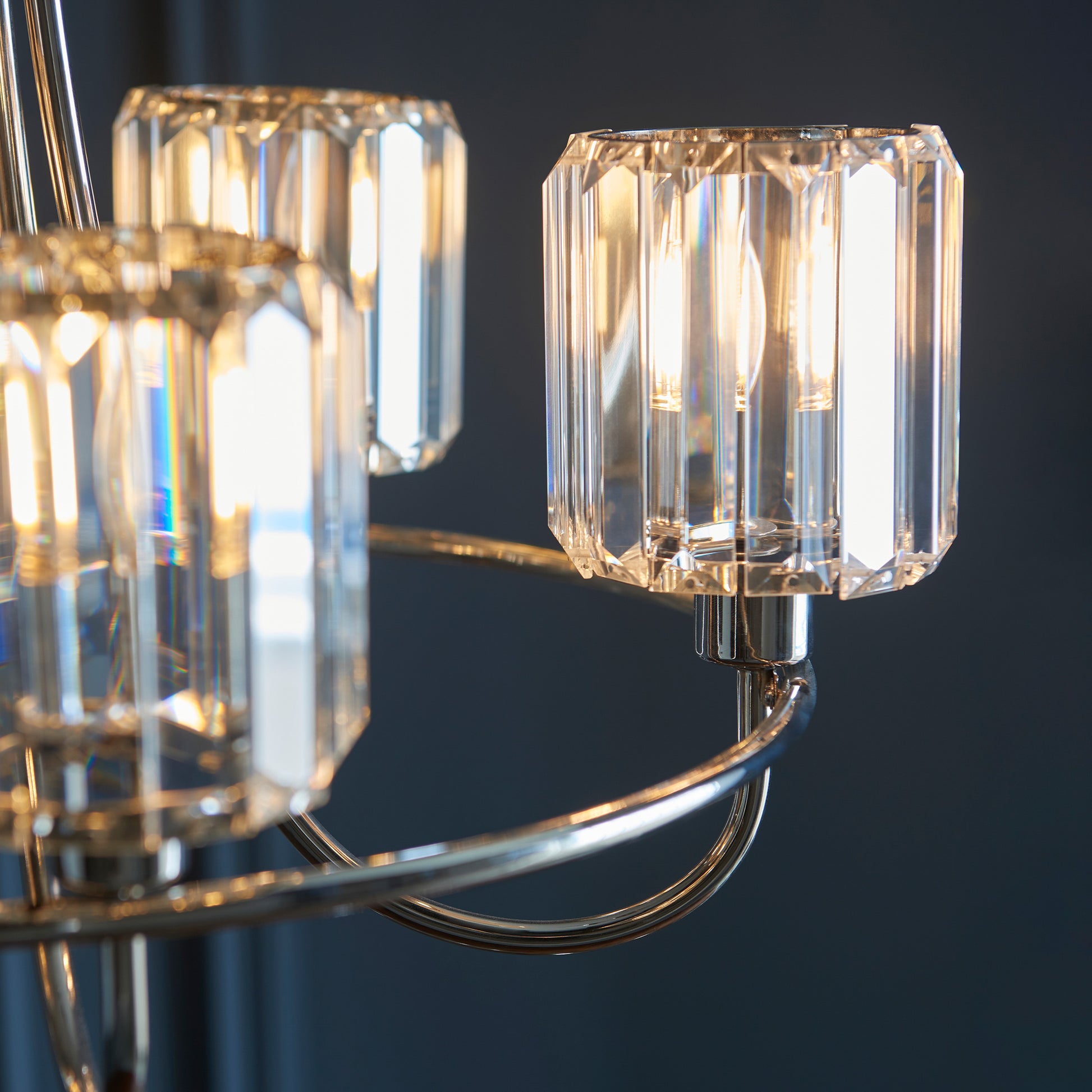 Berenice 5 Pendant Light – Nickel