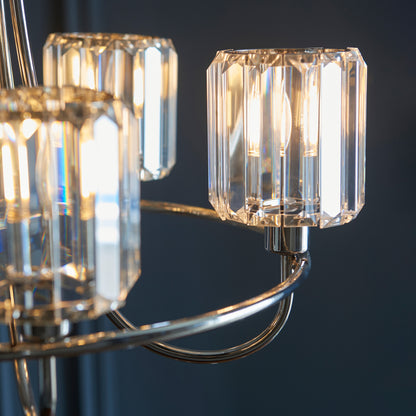 Berenice 5 Pendant Light – Nickel