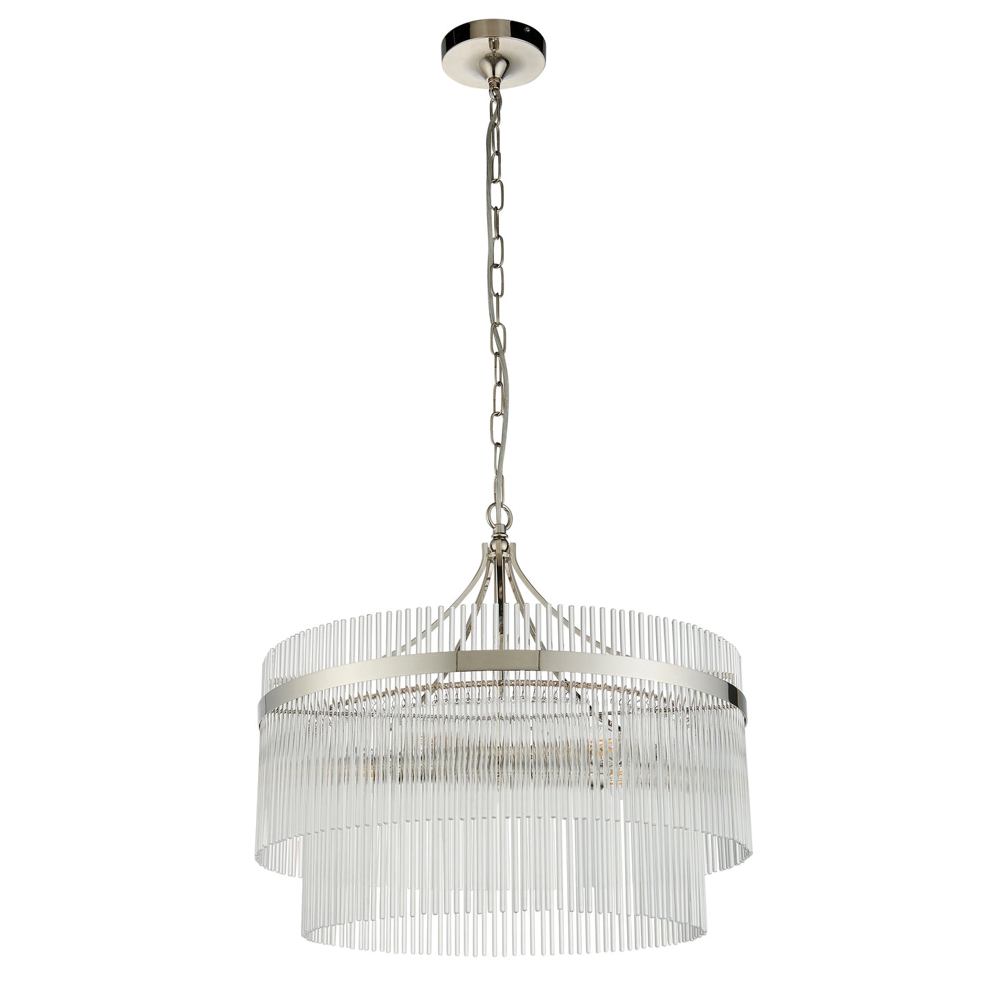 Marietta 5 Pendant Light Bright Nickel – Nickel