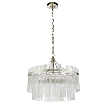 Marietta 5 Pendant Light Bright Nickel – Nickel