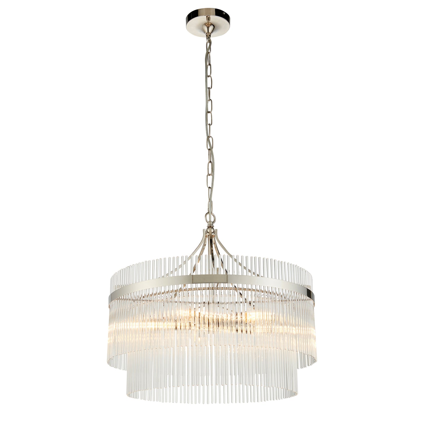 Marietta 5 Pendant Light Bright Nickel – Nickel