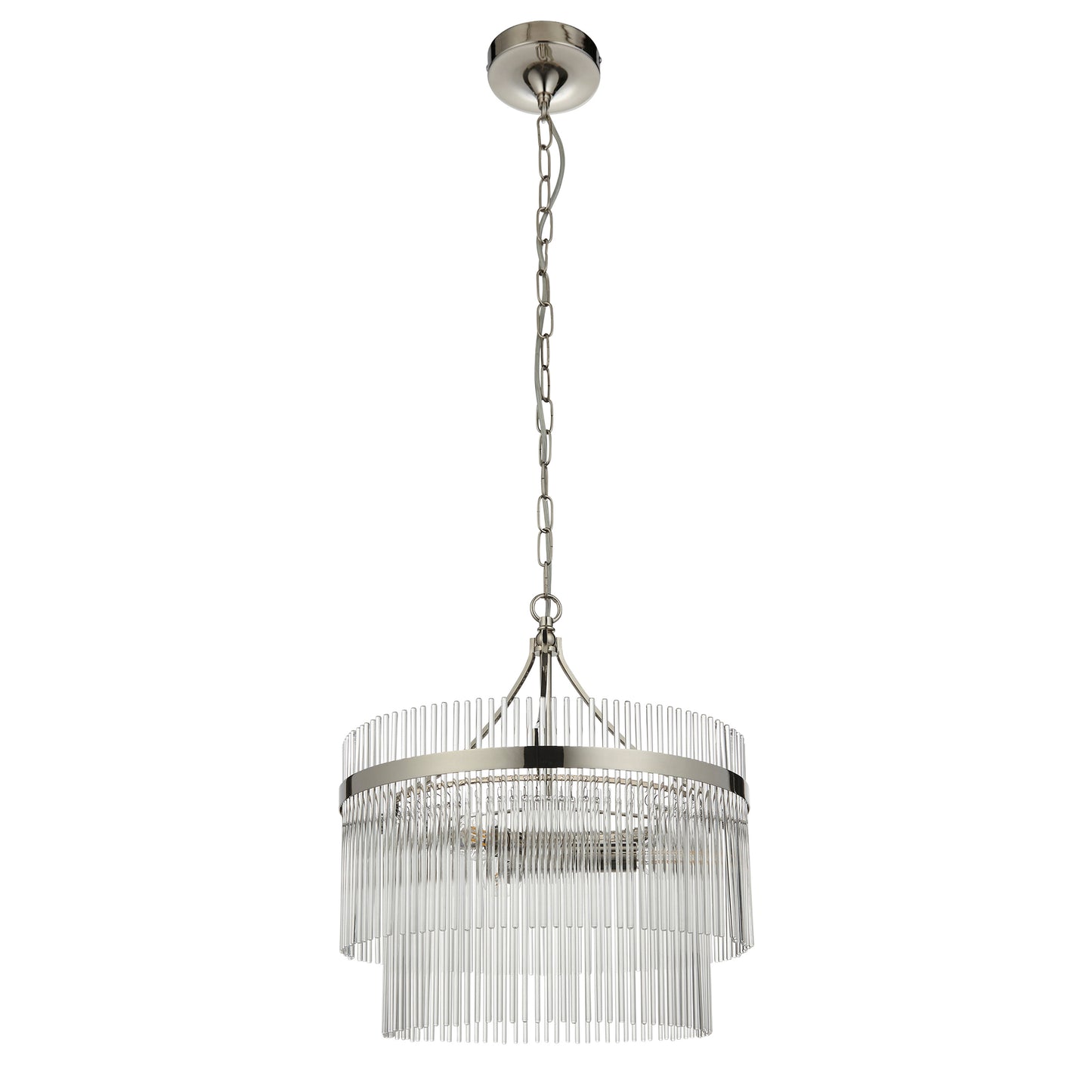 Marietta 3 Pendant Light Bright Nickel – Nickel