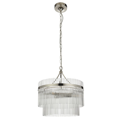 Marietta 3 Pendant Light Bright Nickel – Nickel