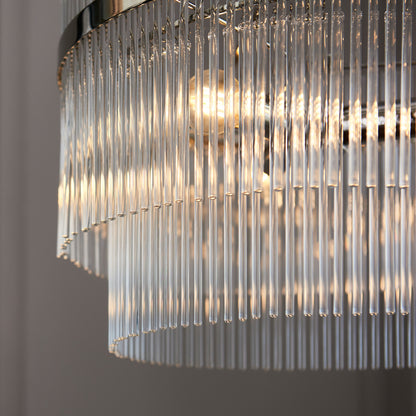 Marietta 3 Pendant Light Bright Nickel – Nickel