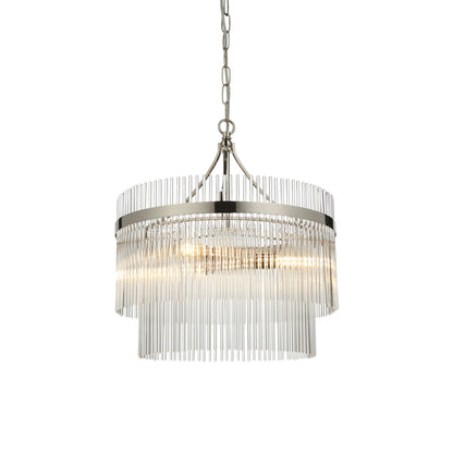 Marietta 3 Pendant Light Bright Nickel – Nickel