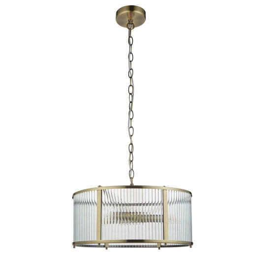 Ridgeton 3 Pendant Light – Brass