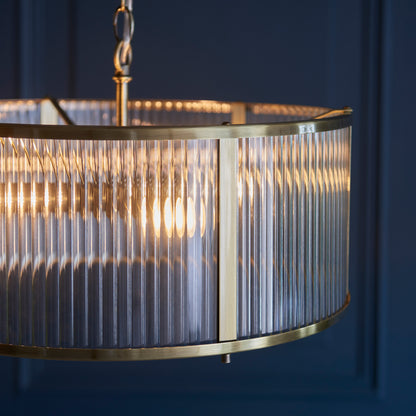 Ridgeton 3 Pendant Light – Brass
