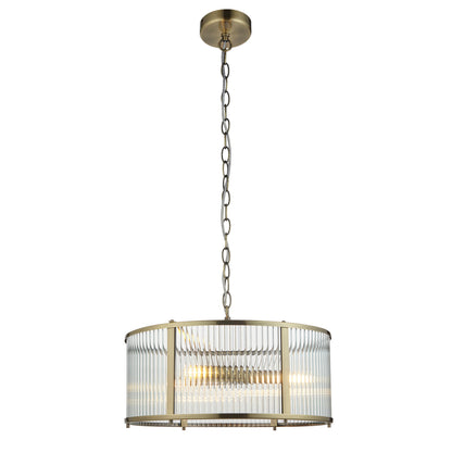 Ridgeton 3 Pendant Light – Brass