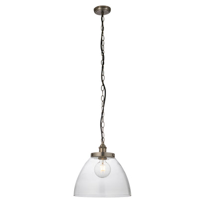 Hansen Grand 1 Pendant Light Brushed Silver – Silver