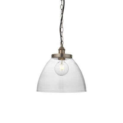 Hansen Grand 1 Pendant Light Brushed Silver – Silver