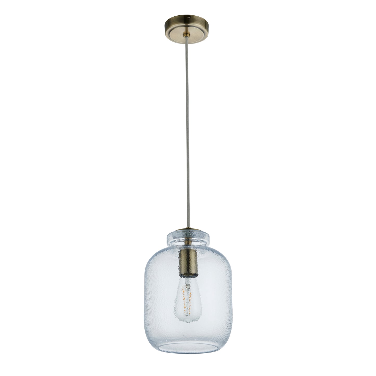 Lyra 1 Pendant Light Antique Brass – Brass