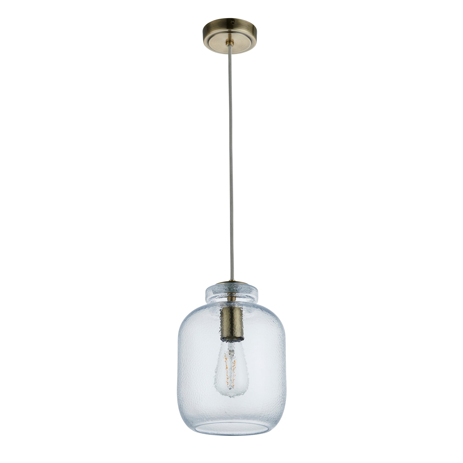 Lyra 1 Pendant Light Antique Brass – Brass