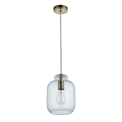 Lyra 1 Pendant Light Antique Brass – Brass