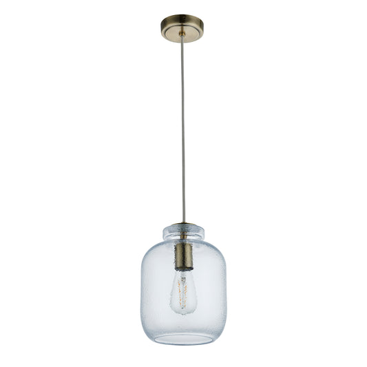 Lyra 1 Pendant Light Antique Brass – Brass