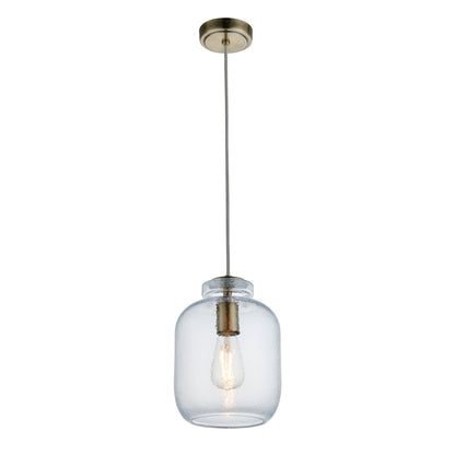 Lyra 1 Pendant Light Antique Brass – Brass