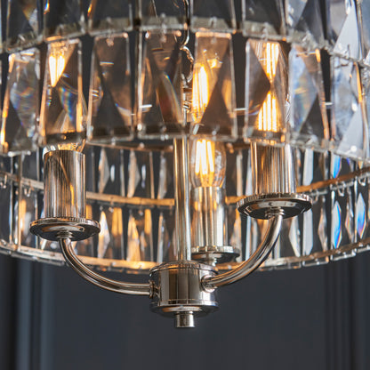 Clifton 3 Pendant Light Bright Nickel – Nickel