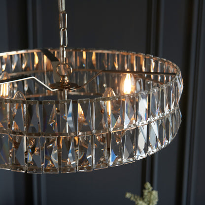 Clifton 5 Pendant Light Bright Nickel – Nickel