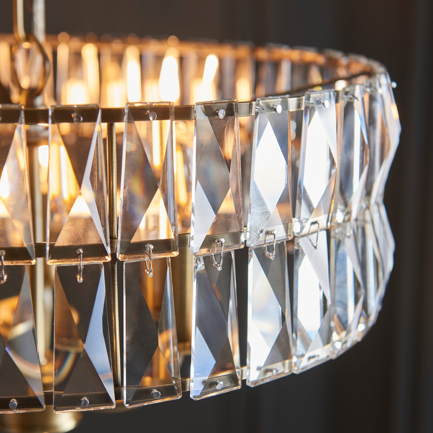 Clifton 3 Pendant Light Antique Brass – Brass