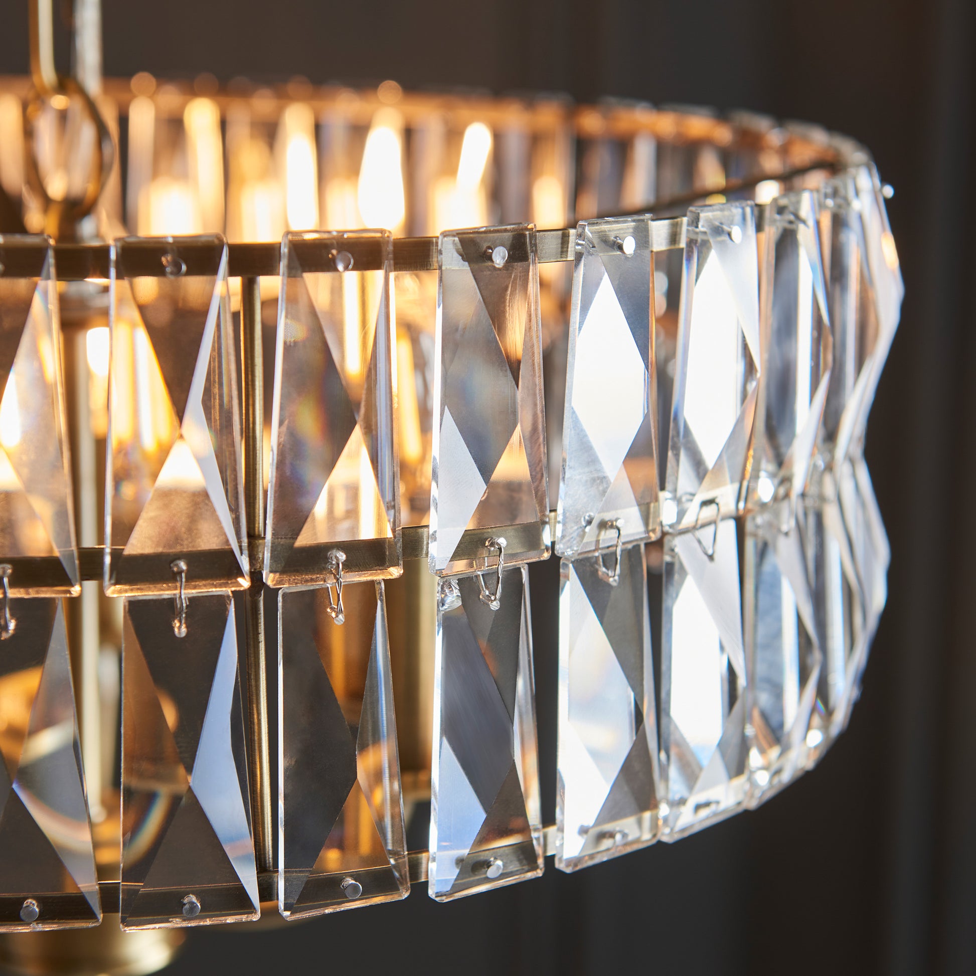 Clifton 3 Pendant Light Antique Brass – Brass