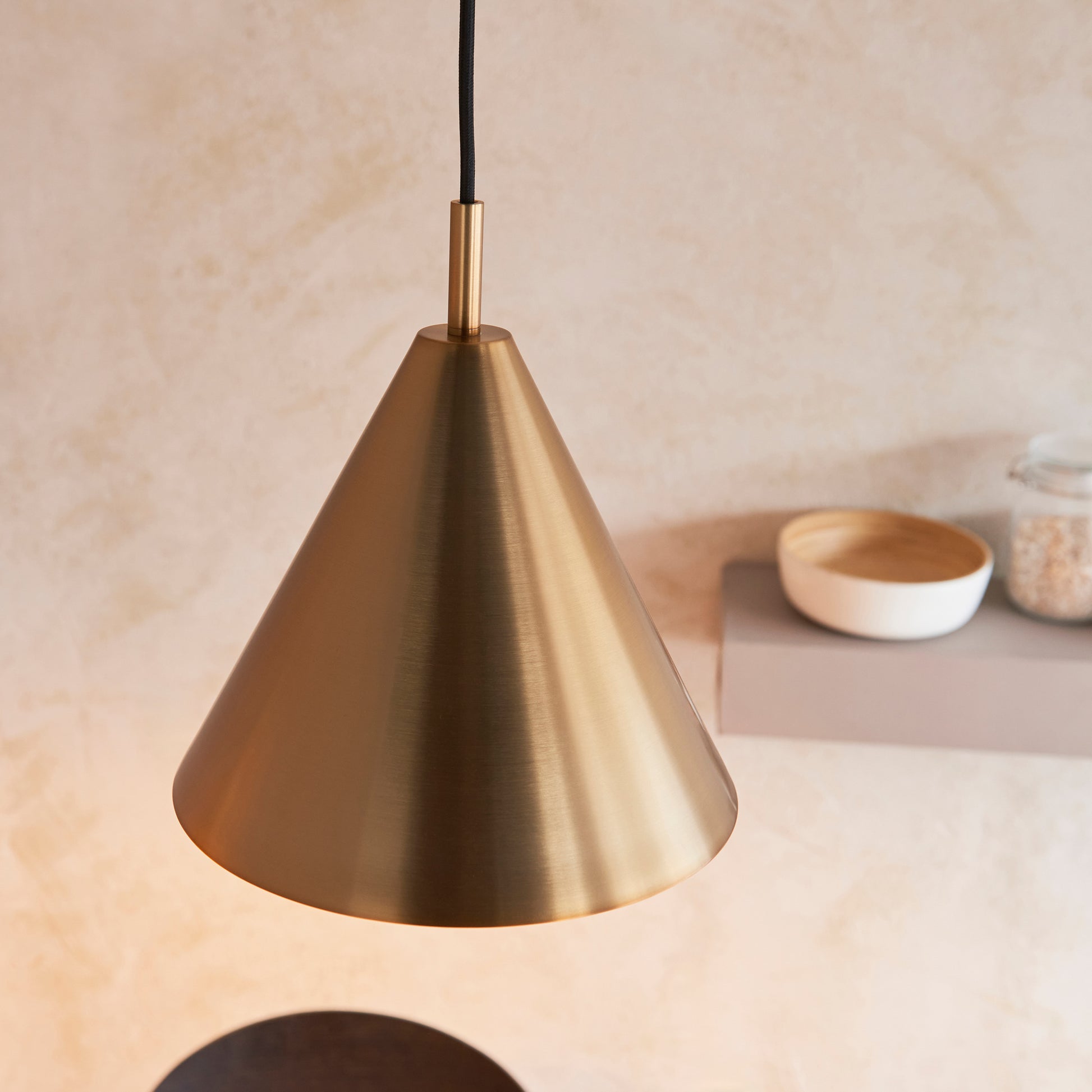Cape Pendant Light Antique Brass – Brass