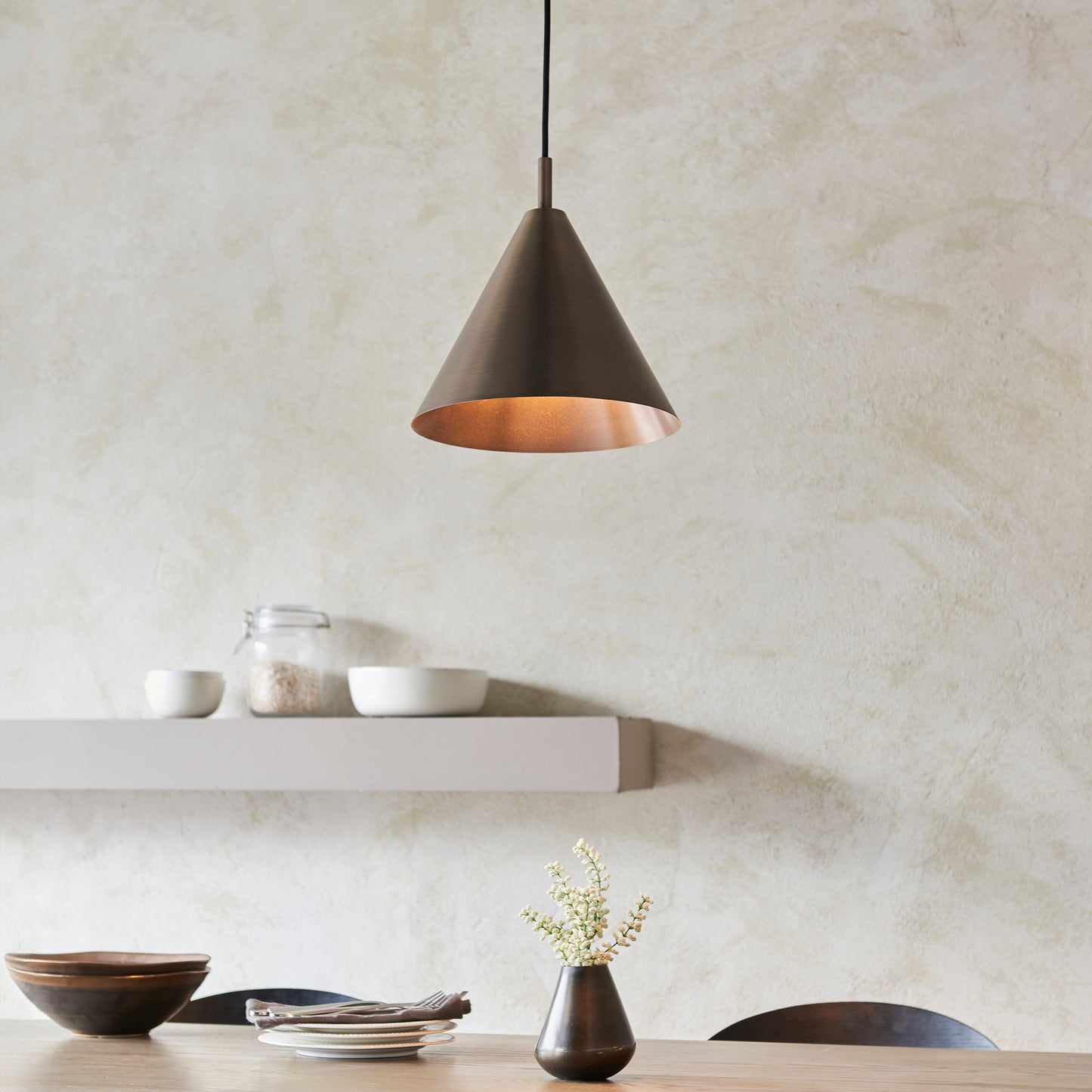 Cape Pendant Light Antique Bronze – Bronze