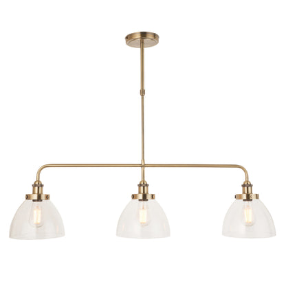 Hansen 3 Pendant Light Antique Brass – Brass