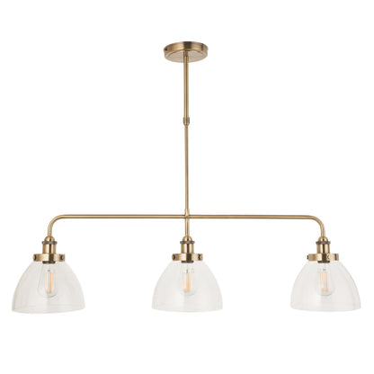 Hansen 3 Pendant Light Antique Brass – Brass