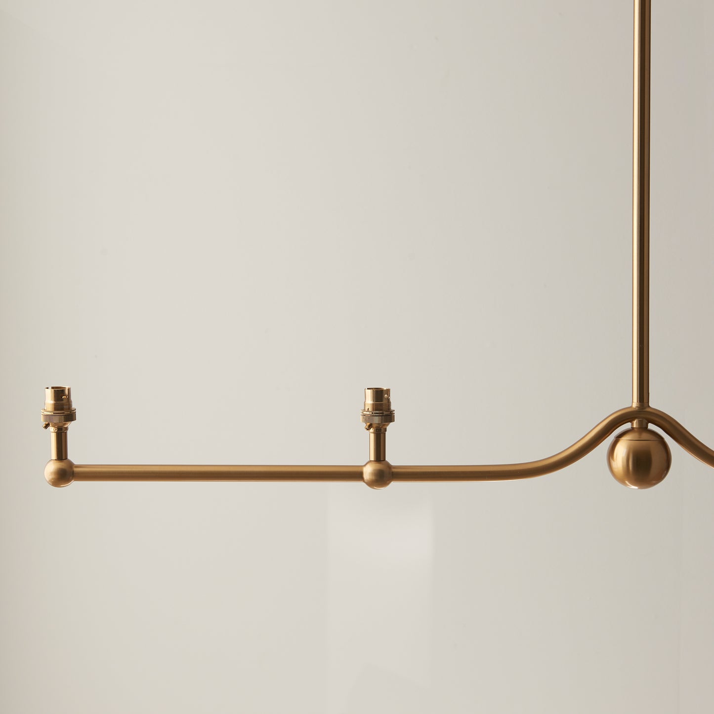Santiago 4 Pendant Light Fitting Brushed Brass – Brass