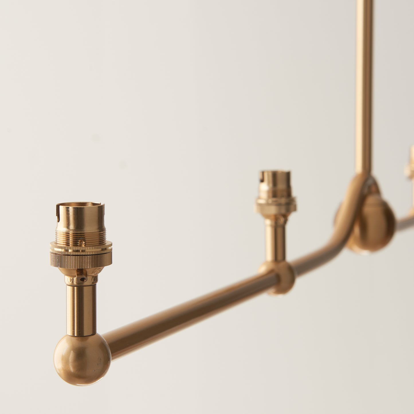 Santiago 4 Pendant Light Fitting Brushed Brass – Brass