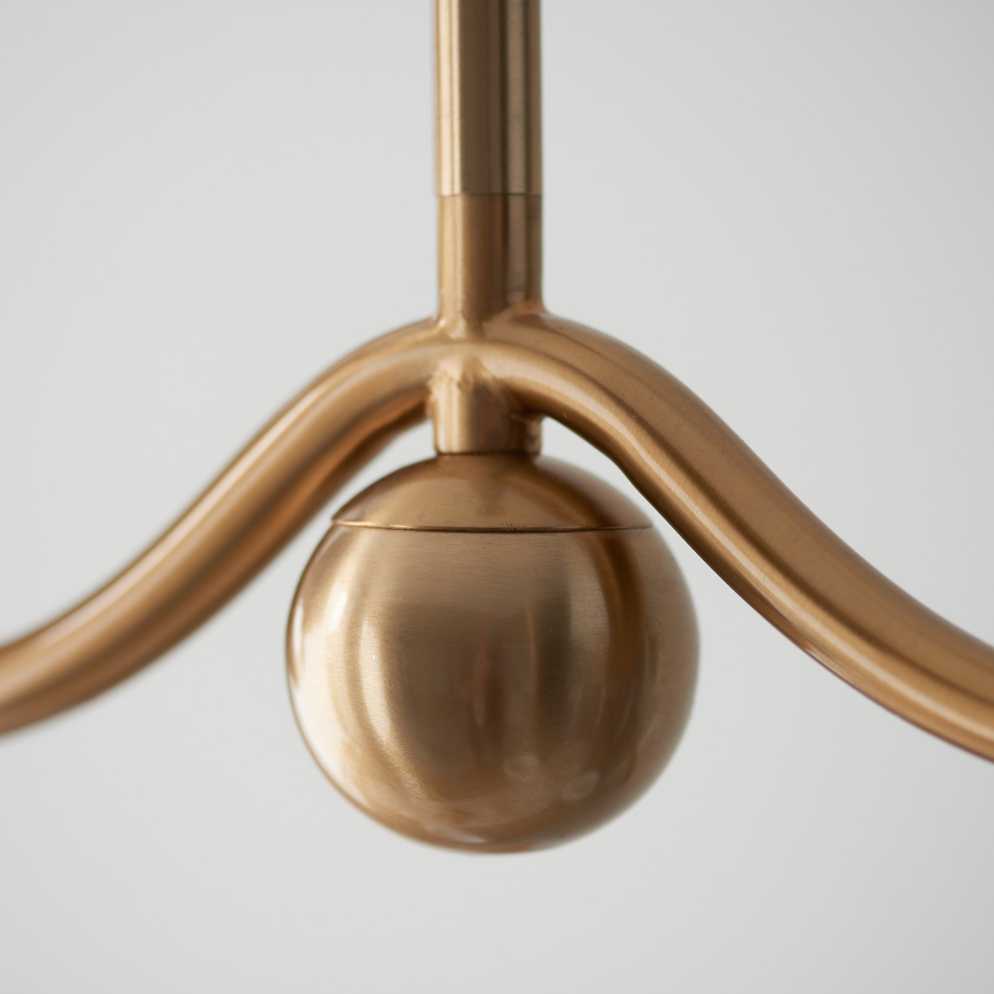 Santiago 4 Pendant Light Fitting Brushed Brass – Brass