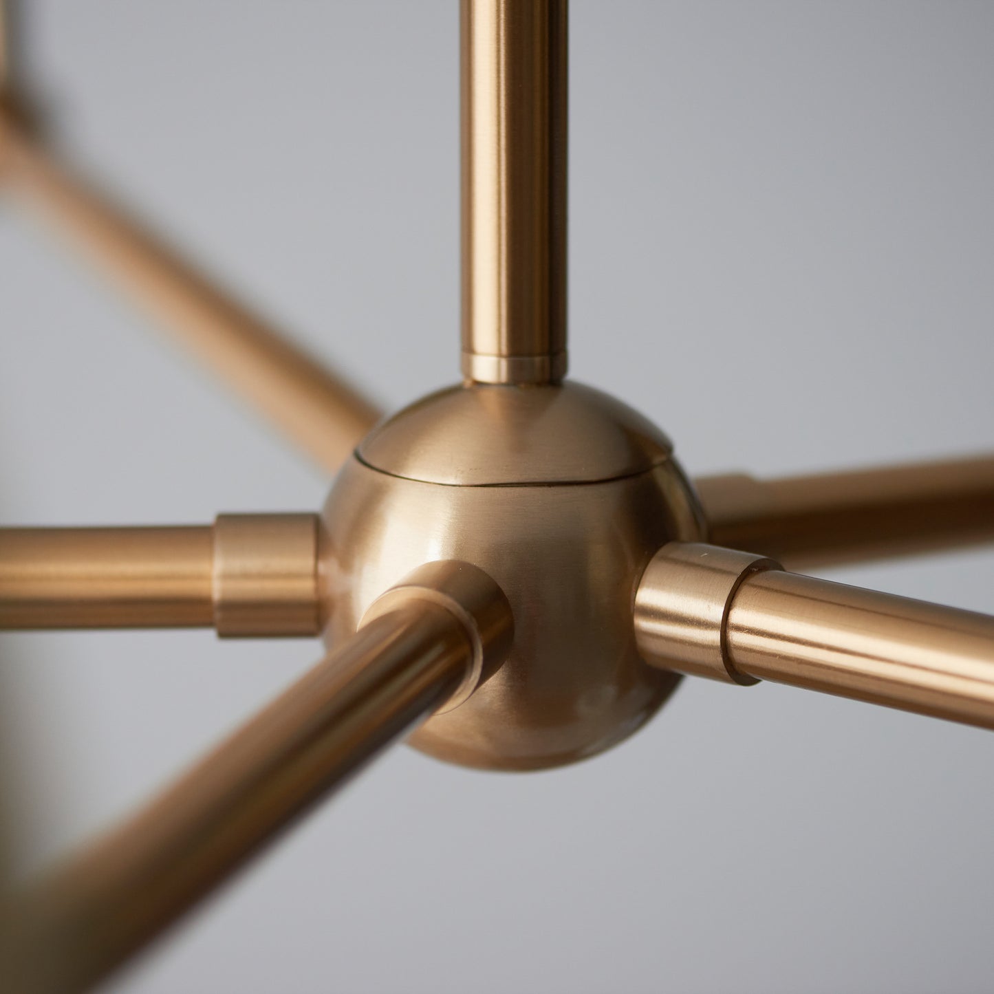 Santiago 5 Pendant Light Fitting Brushed Brass – Brass