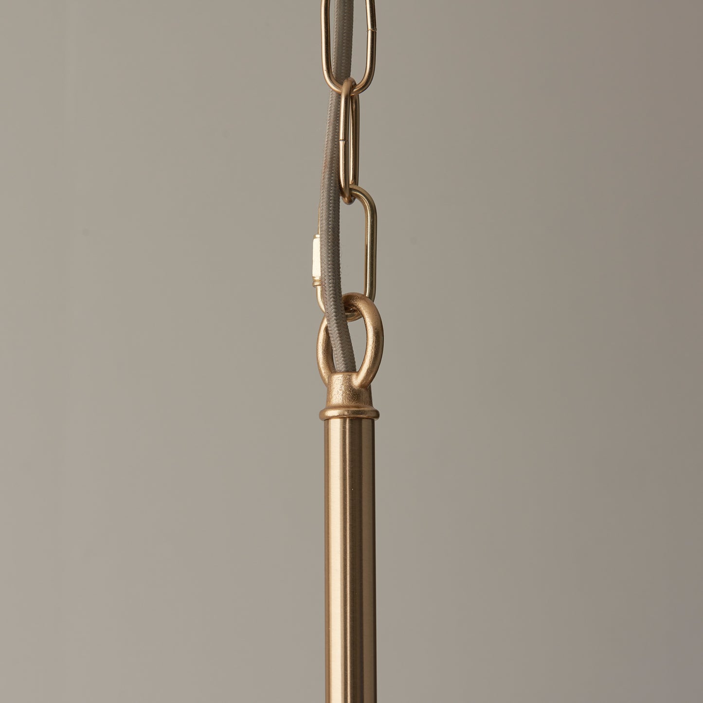 Santiago 5 Pendant Light Fitting Brushed Brass – Brass