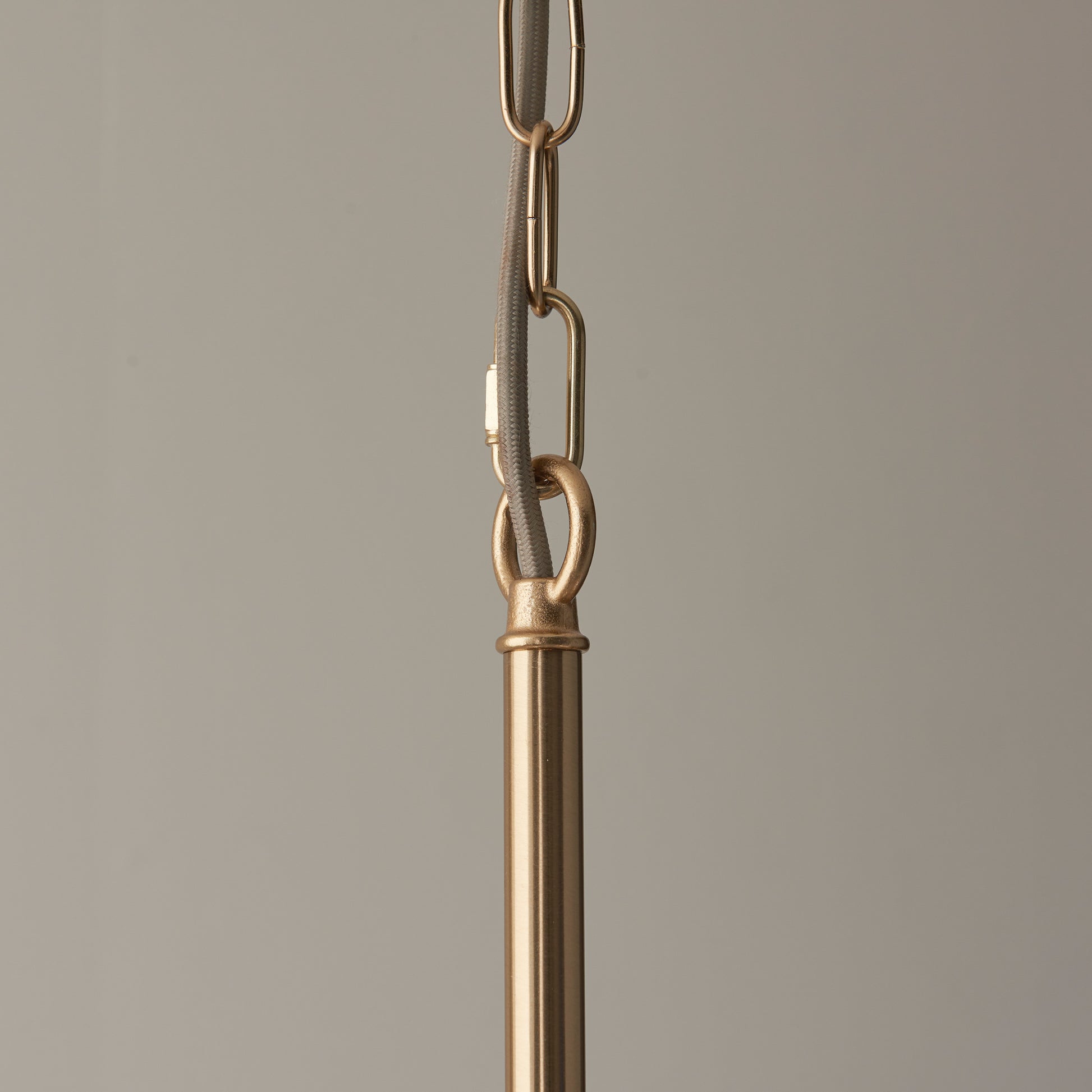 Santiago 5 Pendant Light Fitting Brushed Brass – Brass