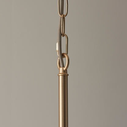 Santiago 5 Pendant Light Fitting Brushed Brass – Brass