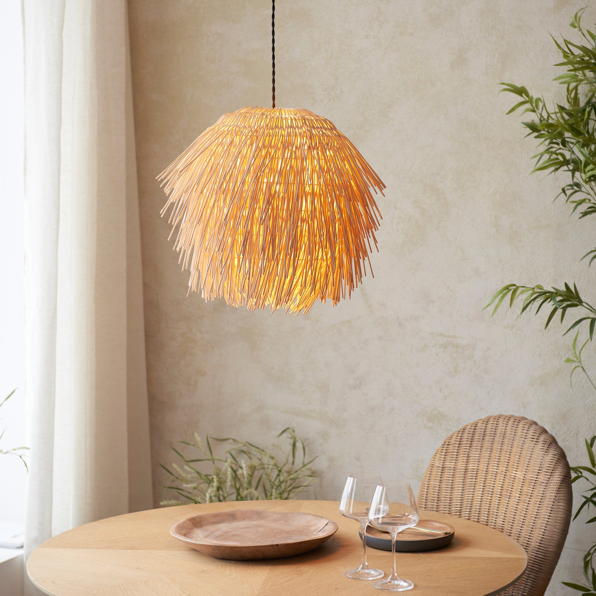 Pushpa 1 Pendant Light – Natural