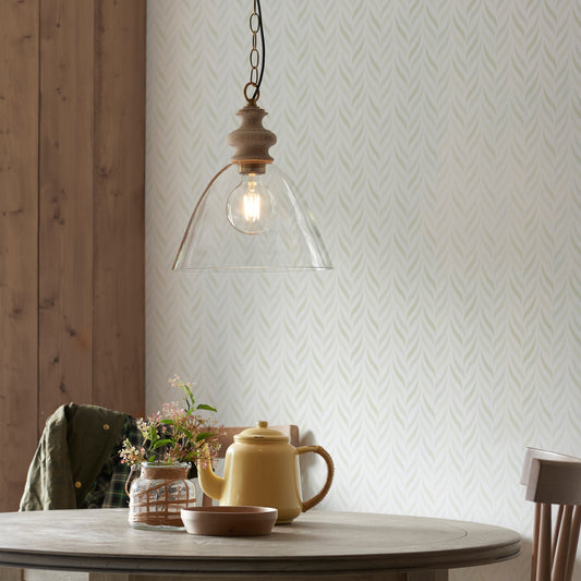 Cotswold 1 Pendant Light Natural Ash – Natural
