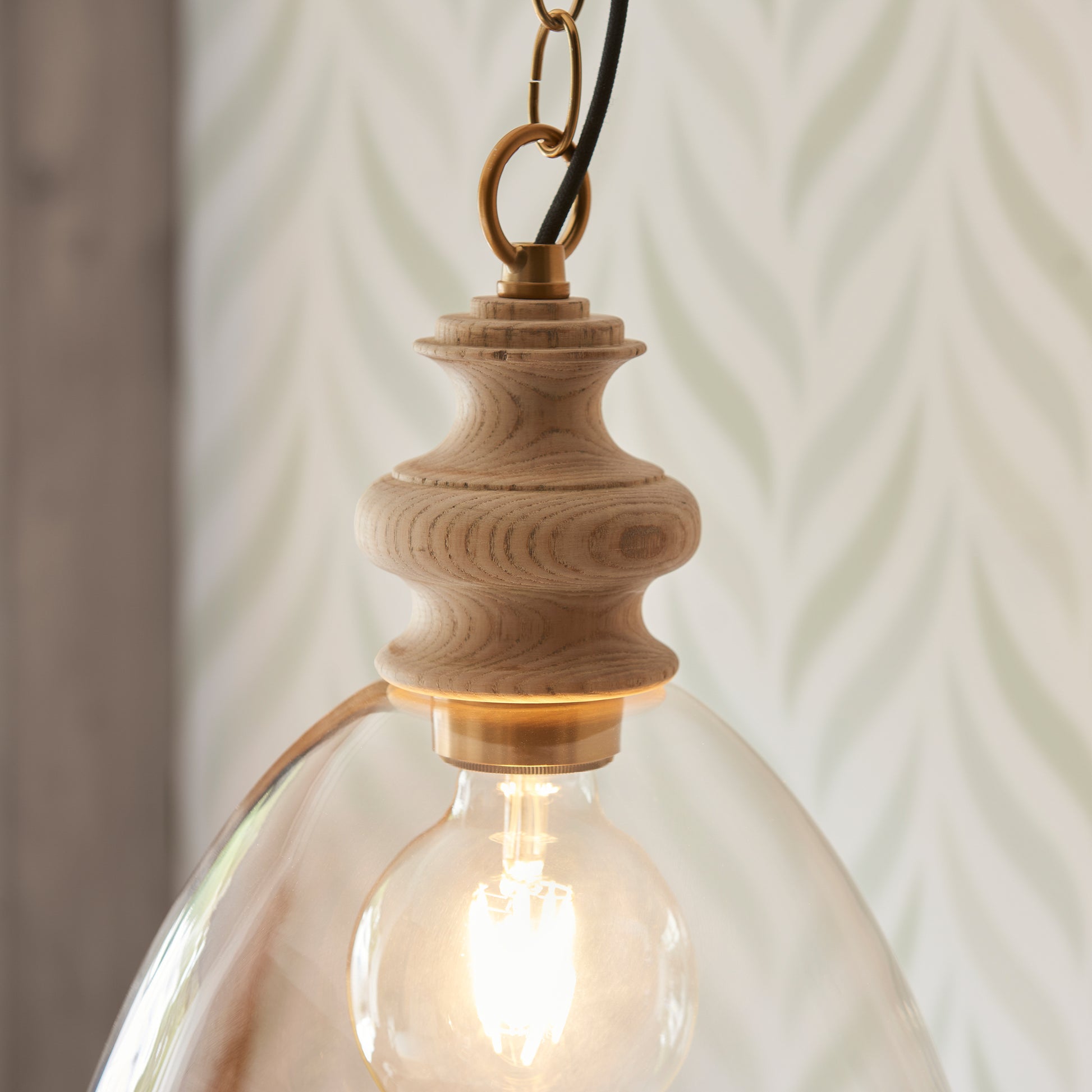 Cotswold 1 Pendant Light Natural Ash – Natural