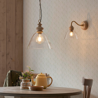 Cotswold 1 Pendant Light Natural Ash – Natural